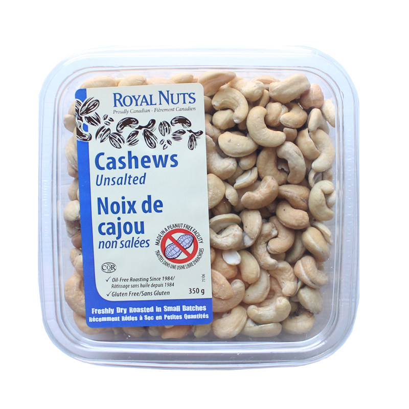 Noix de cajou non-salées - Royal Nuts